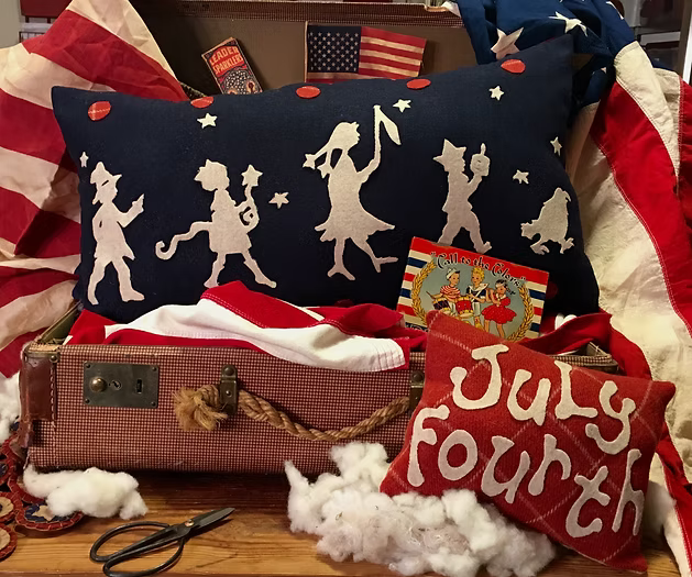 July Fourth Pillows
