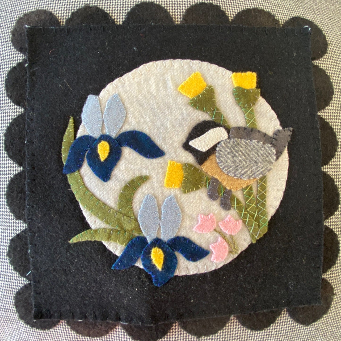 Chickadees and Irises Kit-June