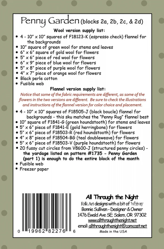 1737 - Penny Garden (part 3)