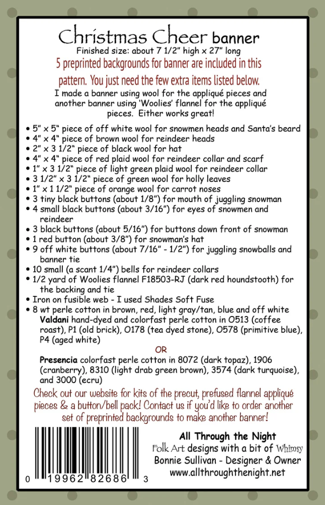 1909 - Christmas Cheer Banner