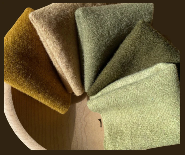 Wool Bundle Greens & Yellows