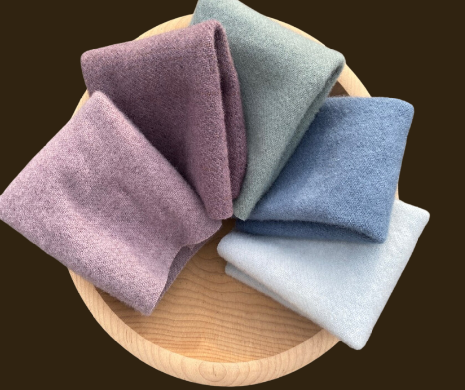Wool Bundle Blue & Purple