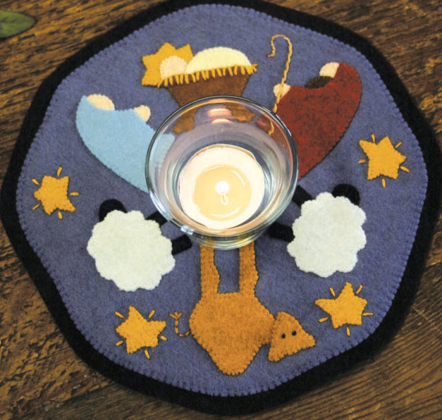 Nativity Candle Mat