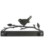 10 in Bird on Branch with Clips