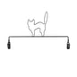 Black Cat with Clips