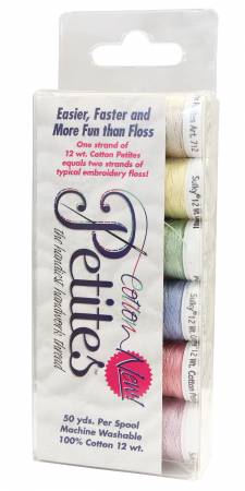 Petites 12wt Cotton Thread 6 Pack Spring