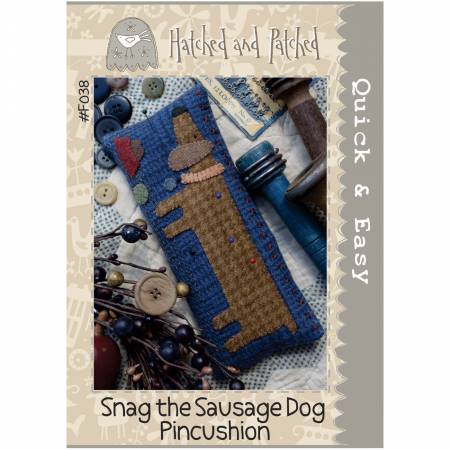 Snag the Sausage Dog Pincushion