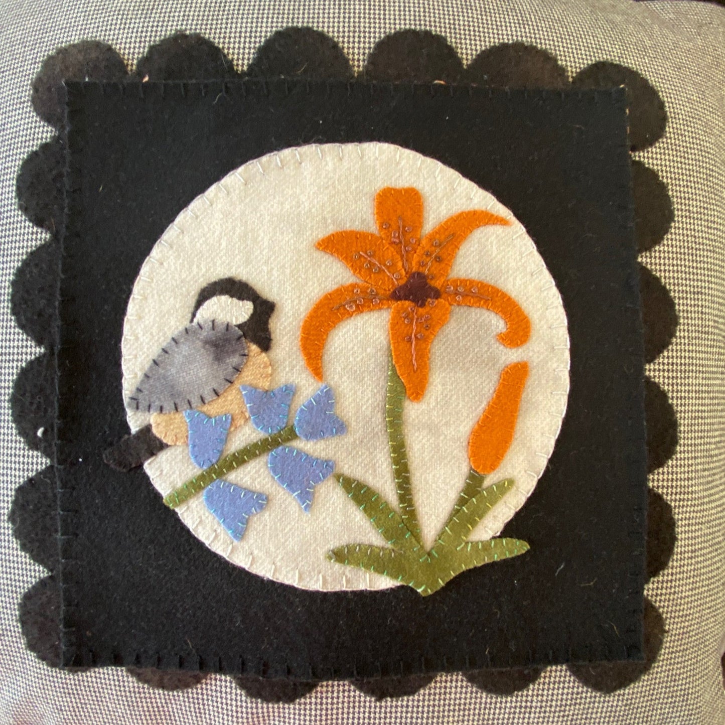 Chickadee and Tiger Lilies Kit-August