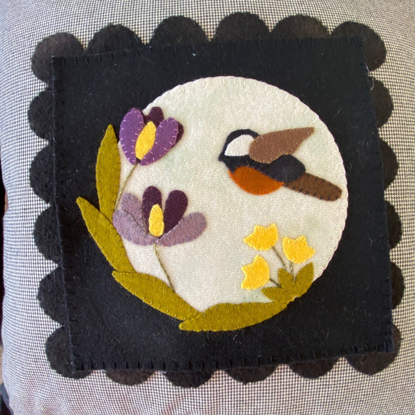 Chickadee and Crocuses Kit-April
