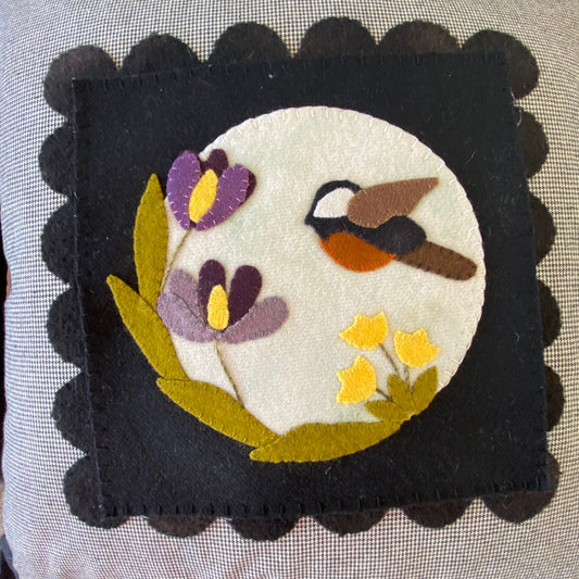 Chickadee and Crocuses Kit-April