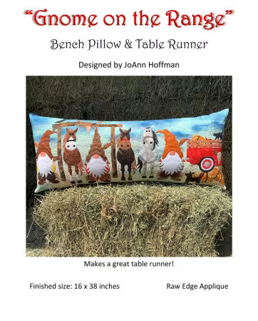 Gnome on the Range Bench Pillow
