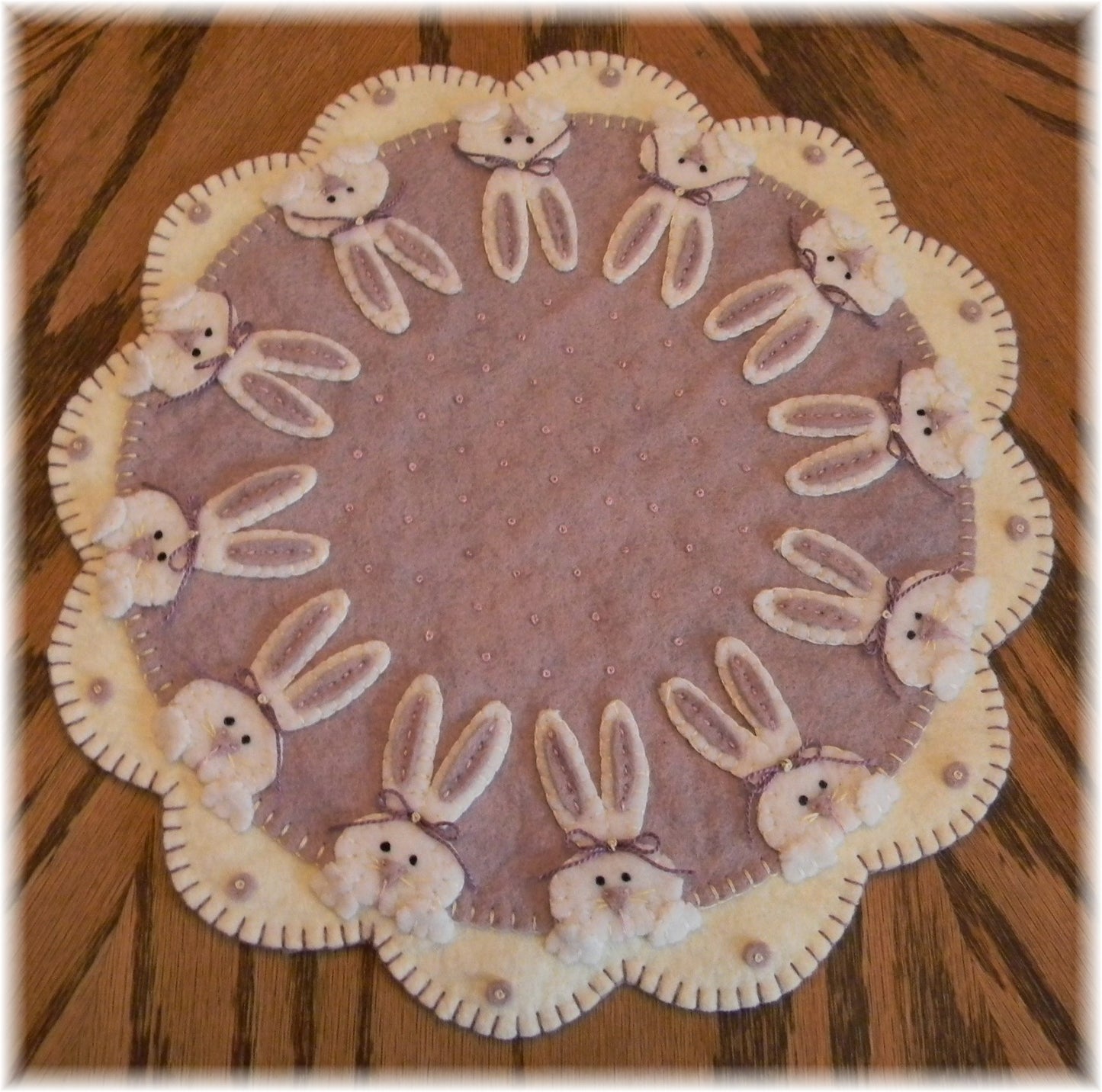 Peek a Boo Bunnies Mat