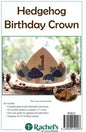 Hedgehog Birthday Crown Kit