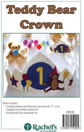 Teddy Bear Birthday Crown Kit