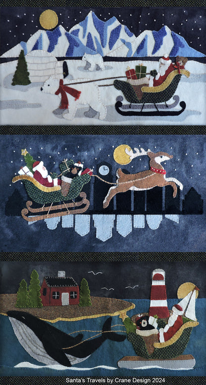 Santa Travels by Air