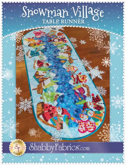 Snowman Village Series - Table Runner - Pattern