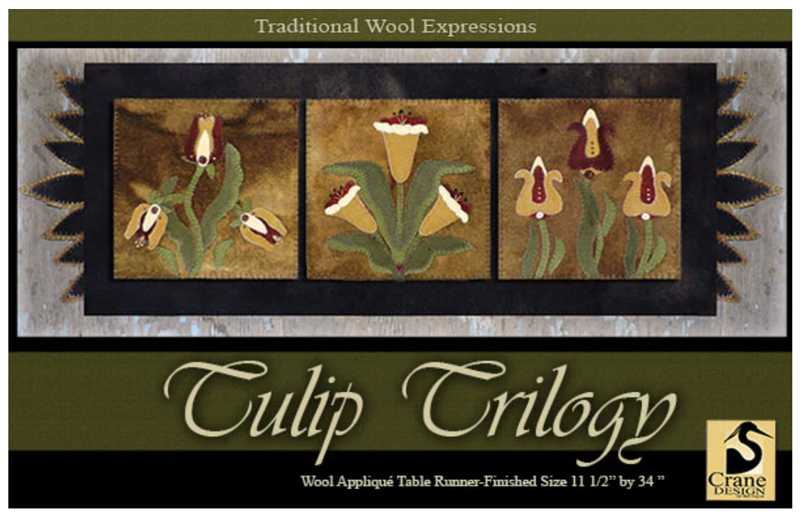 Tulip Trilogy Table Runner