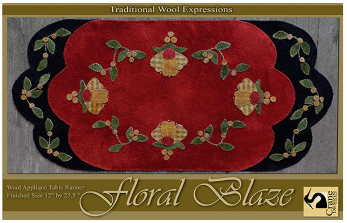 Floral Blaze Table Runner