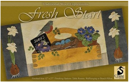 Fresh Start Table Runner, Wallhanging or Pillow