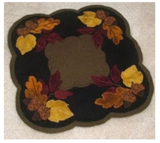 Fallin Leaves Candlemat