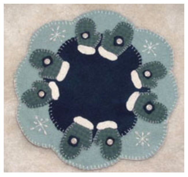 Winter Mittens Candlemat