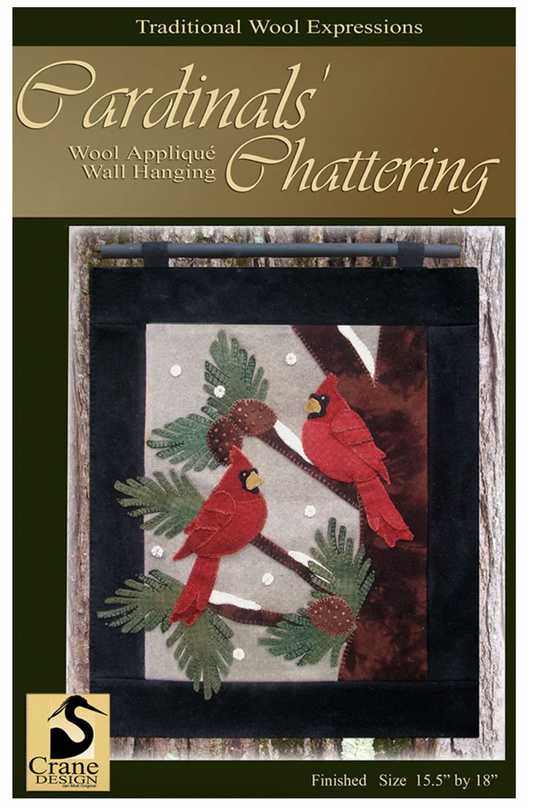 Cardinals Chattering Wallhanging