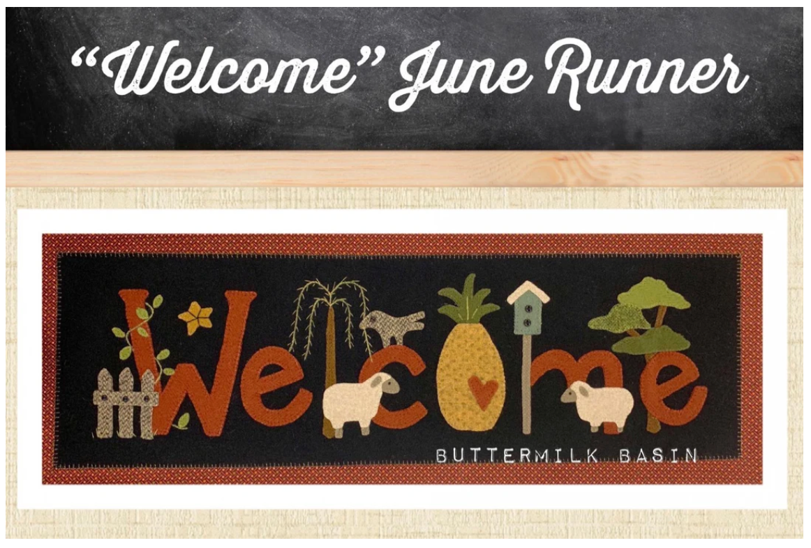 "Welcome" June Runner