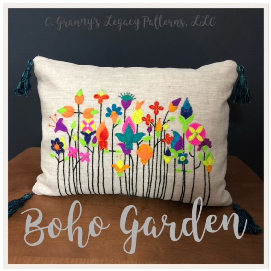 Boho Garden Pillow