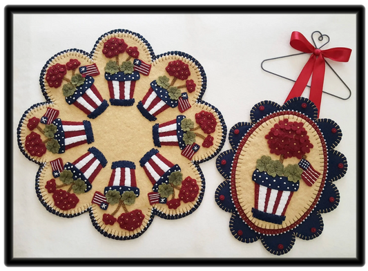 Memorial Day Candle Mat & Mini Mat