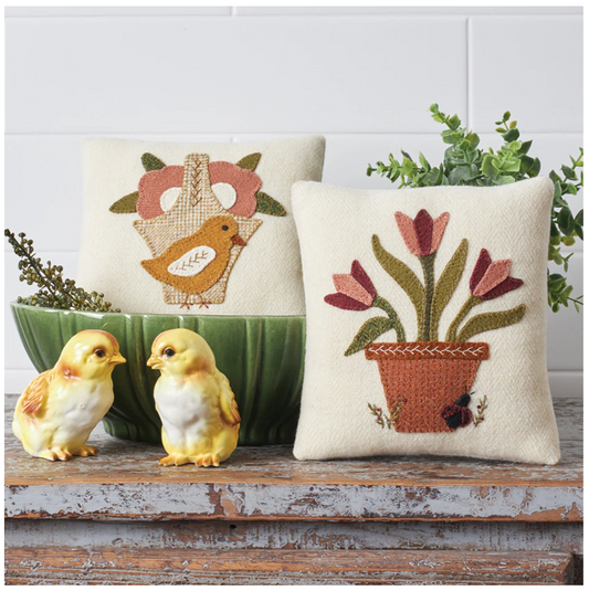 Spring Flower Pillows