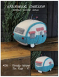 Vintage Camper Pin Cushion