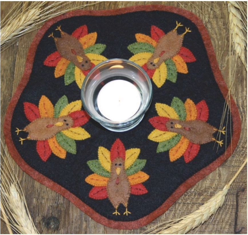 Turkey Candle Mat