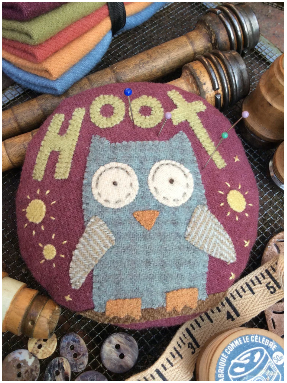 Hilda the Hoot Pincushion