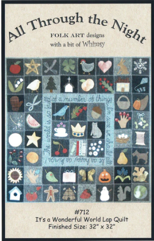 712 - It's a Wonderful World Lap Quilt