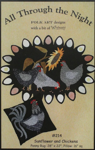 214 - Sunflower and Chickens