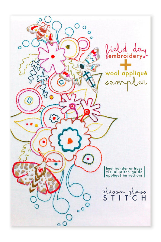 Field Day Printed Embroidery Sampler
