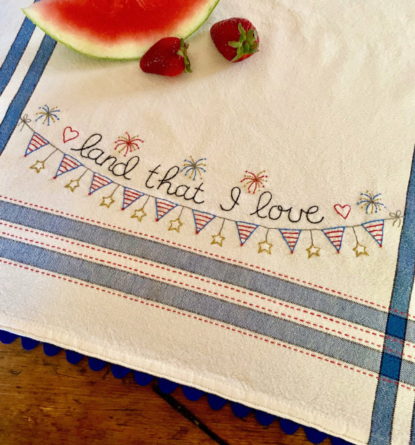 #257 Land that I Love Dishtowel