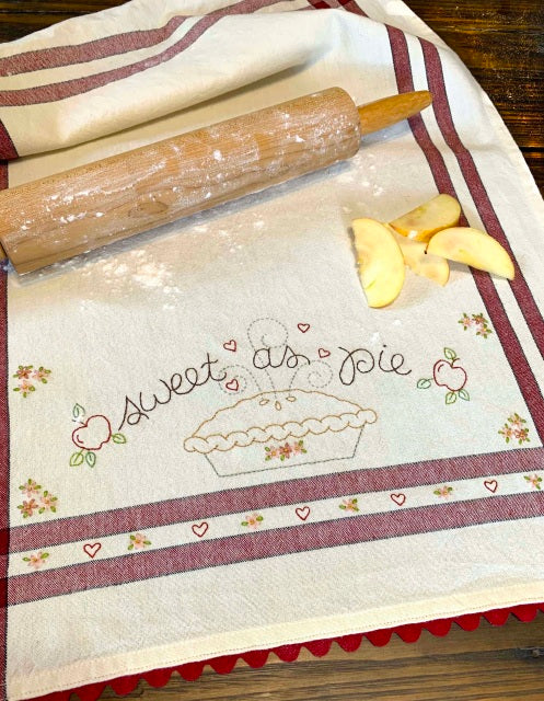 #259 Sweet as Pie Dishtowel