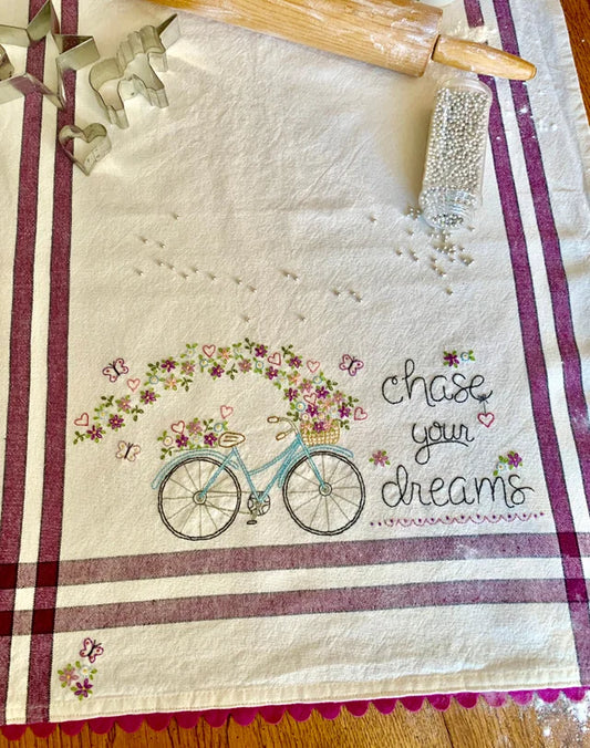 #265 Chase Your Dreams Dishtowel