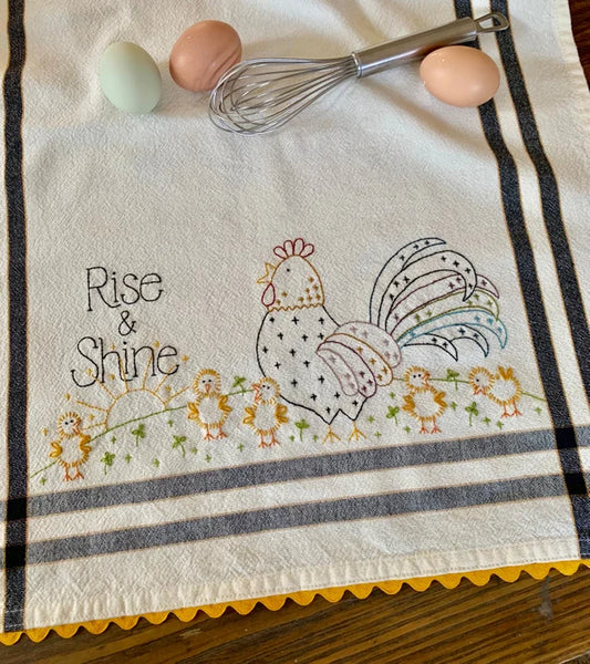 #266 Rise and Shine Dishtowel