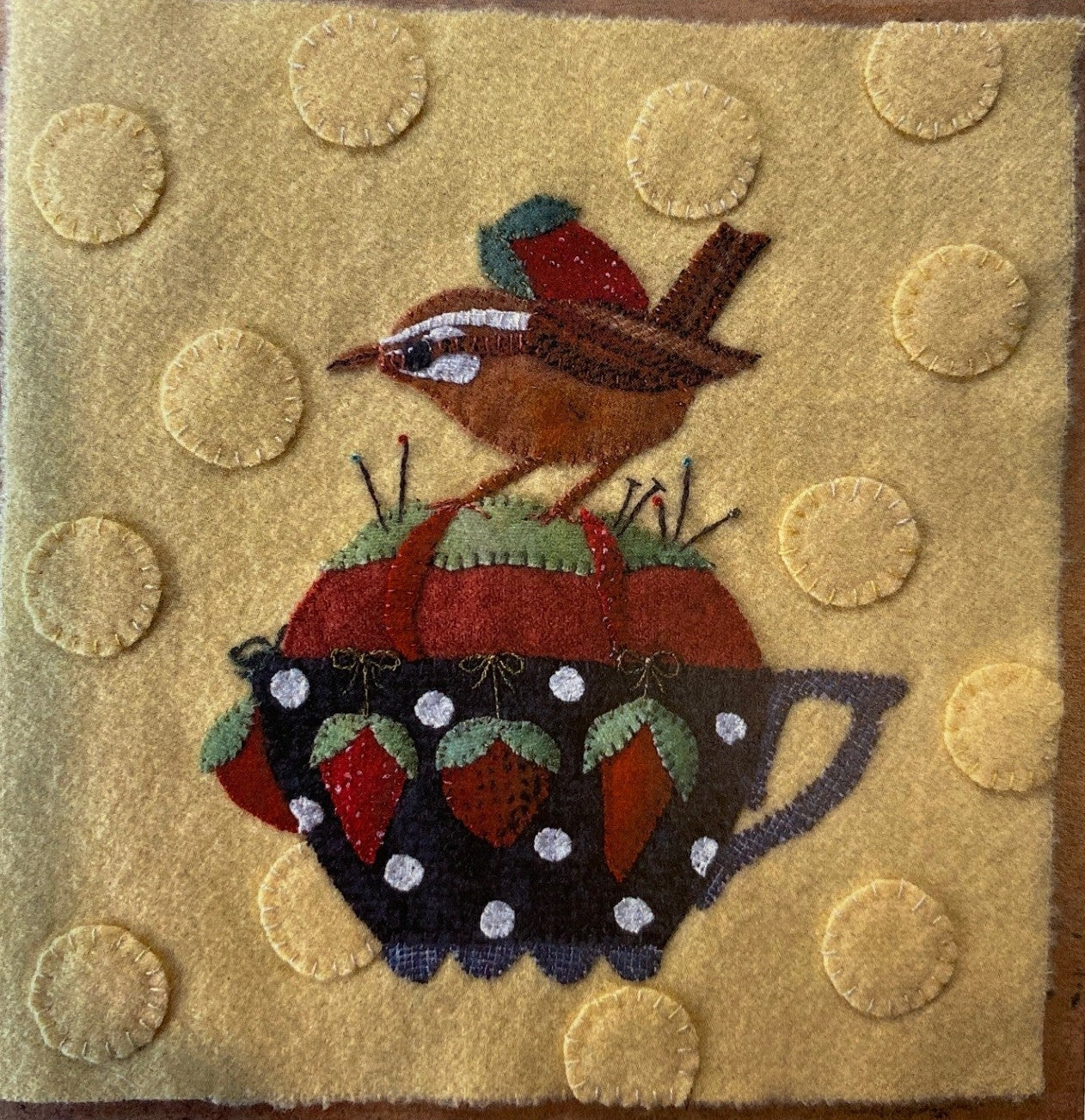 Sewing Strawberry Wren